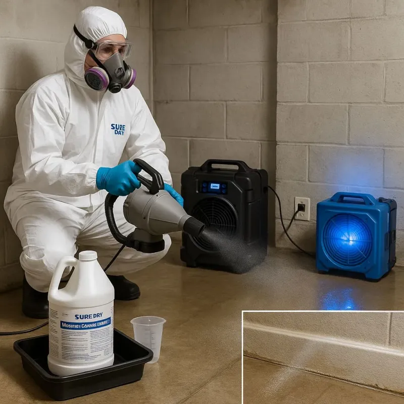 Sanitization and Odor Removal process in Chase City, VA